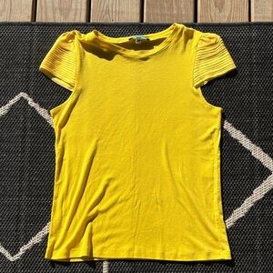 Alice + Olivia yellow top - woman’s medium